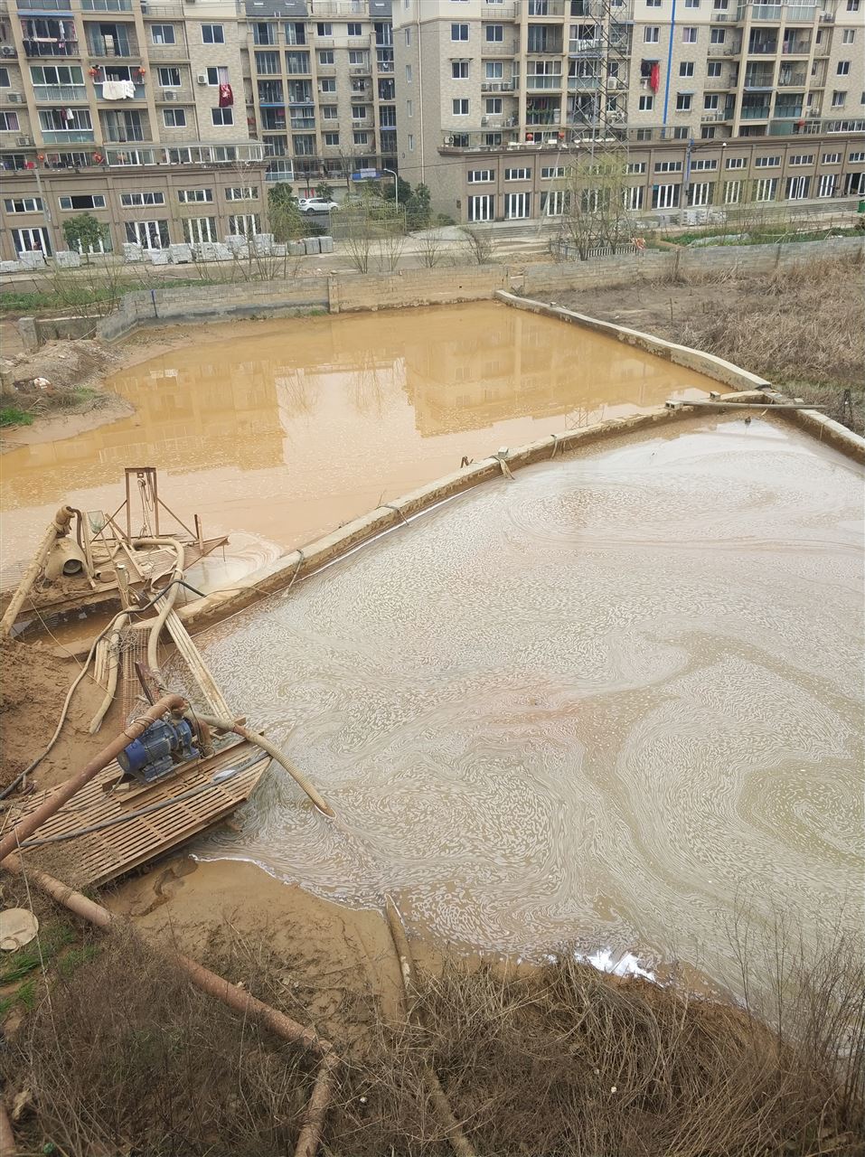 多文镇沉淀池淤泥清理-厂区废水池淤泥清淤